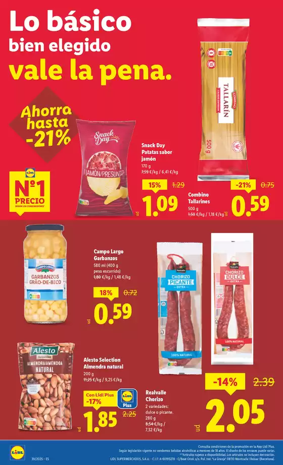 № 1 PRECIO - Ofertas válidas del 22/09 al 28/09