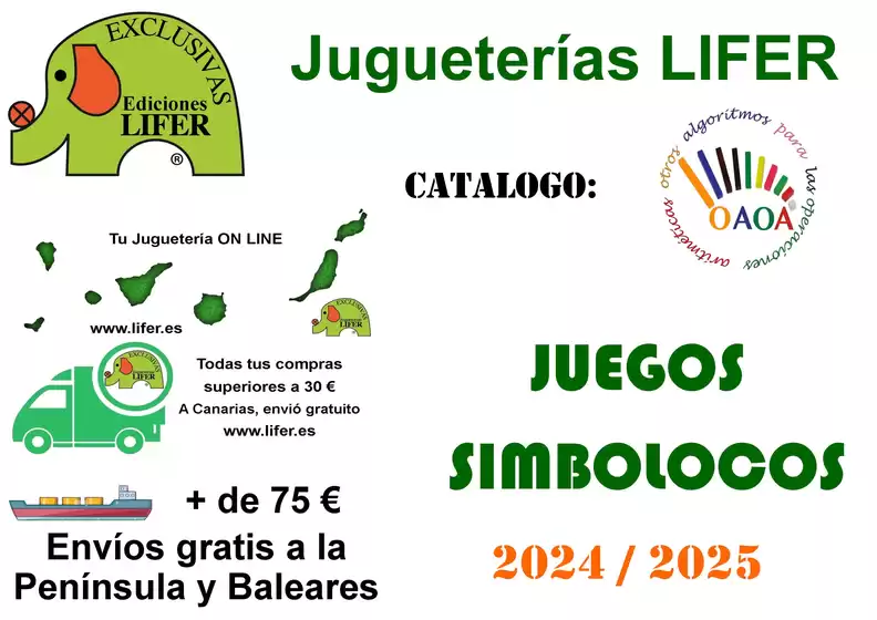 Catálogo Jugueterías Lifer en La Orotava | Juegos Simbolocos | 2025-09-18T00:00:00.000Z - 2025-12-31T00:00:00.000Z