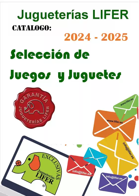 Catálogo Jugueterías Lifer en La Orotava | Selección de Juegos y Juguetes | 2025-09-18T00:00:00.000Z - 2025-12-31T00:00:00.000Z