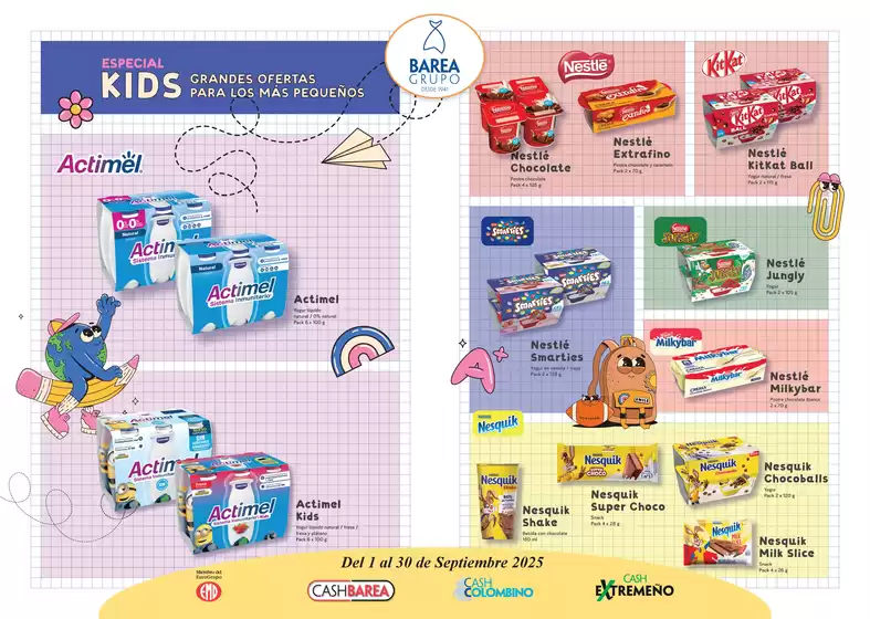 Catálogo Cash Barea en Huelva | Ofertas Especial KIDS SEPTIEMBRE 2025 | 2025-09-18T00:00:00.000Z - 2025-09-30T00:00:00.000Z