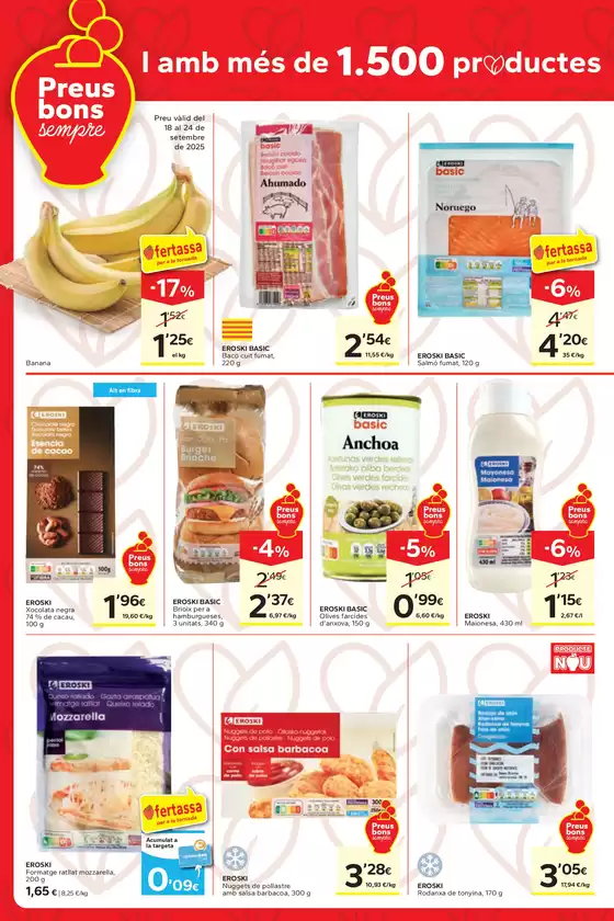 Ofertasses per a la tornada