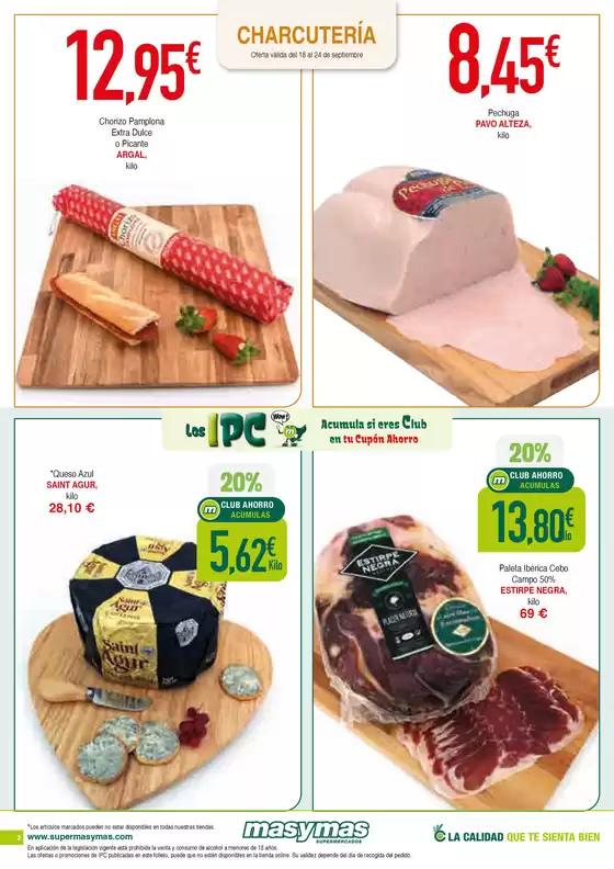 Oferta válida del 18 al 24 de septiembre de 2025