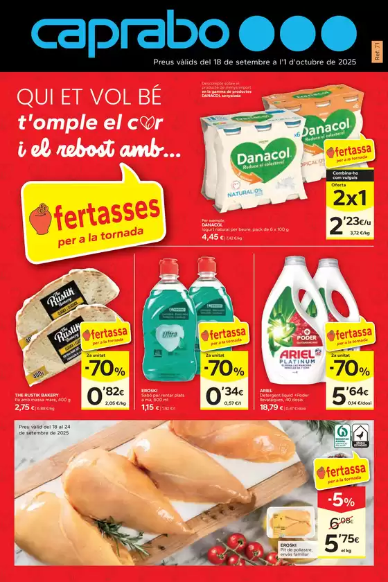 Ofertasses per a la tornada