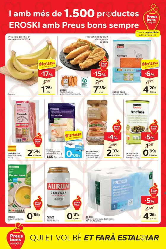 Ofertasses per a la tornada