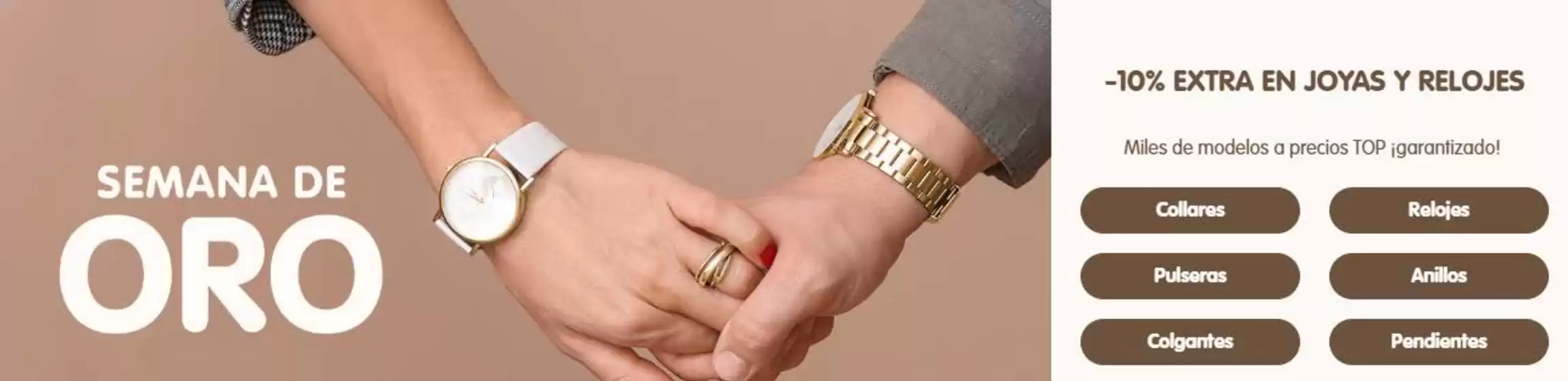 -10% Extra En Joyas Y Relojes
