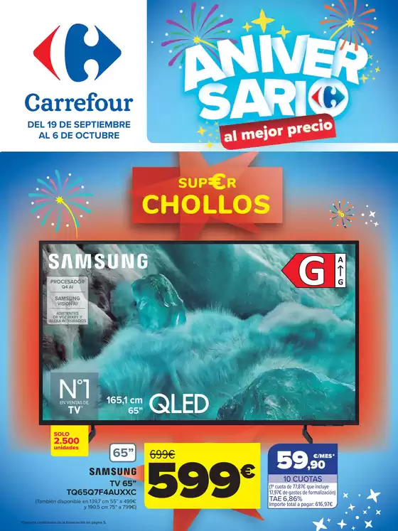 Catálogo Carrefour en Tudela | CHOLLOS | 2025-09-19T00:00:00.000Z - 2025-10-06T00:00:00.000Z