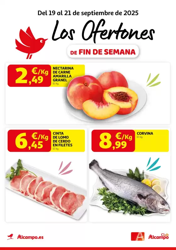 Catálogo Alcampo en Zaidín | Del 19 al 21 de septiembre de 2025 | 2025-09-19T00:00:00.000Z - 2025-09-21T00:00:00.000Z