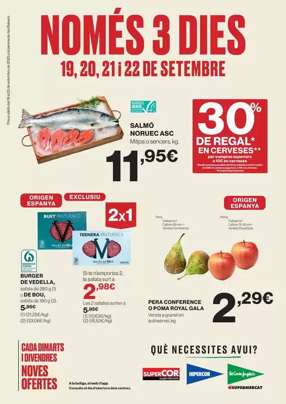 Catálogo El Corte Inglés en Tarragona | Només 3 Dies | 2025-09-19T00:00:00.000Z - 2025-09-22T00:00:00.000Z