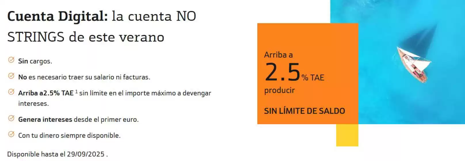 Catálogo Bankinter en Calzada de Valdunciel | Promoción  | 2025-09-19T00:00:00.000Z - 2025-09-29T00:00:00.000Z