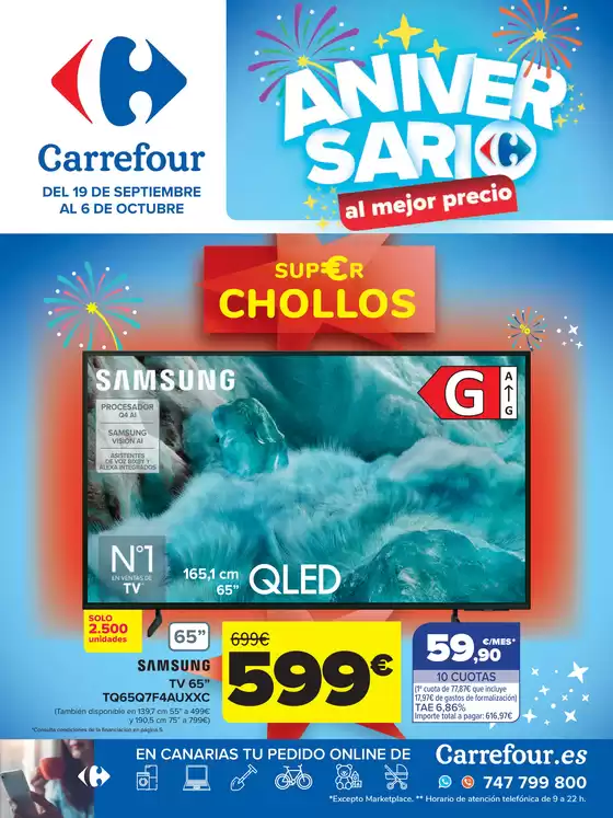 Catálogo Carrefour en Alfarràs | CHOLLOS | 2025-09-19T00:00:00.000Z - 2025-10-06T00:00:00.000Z