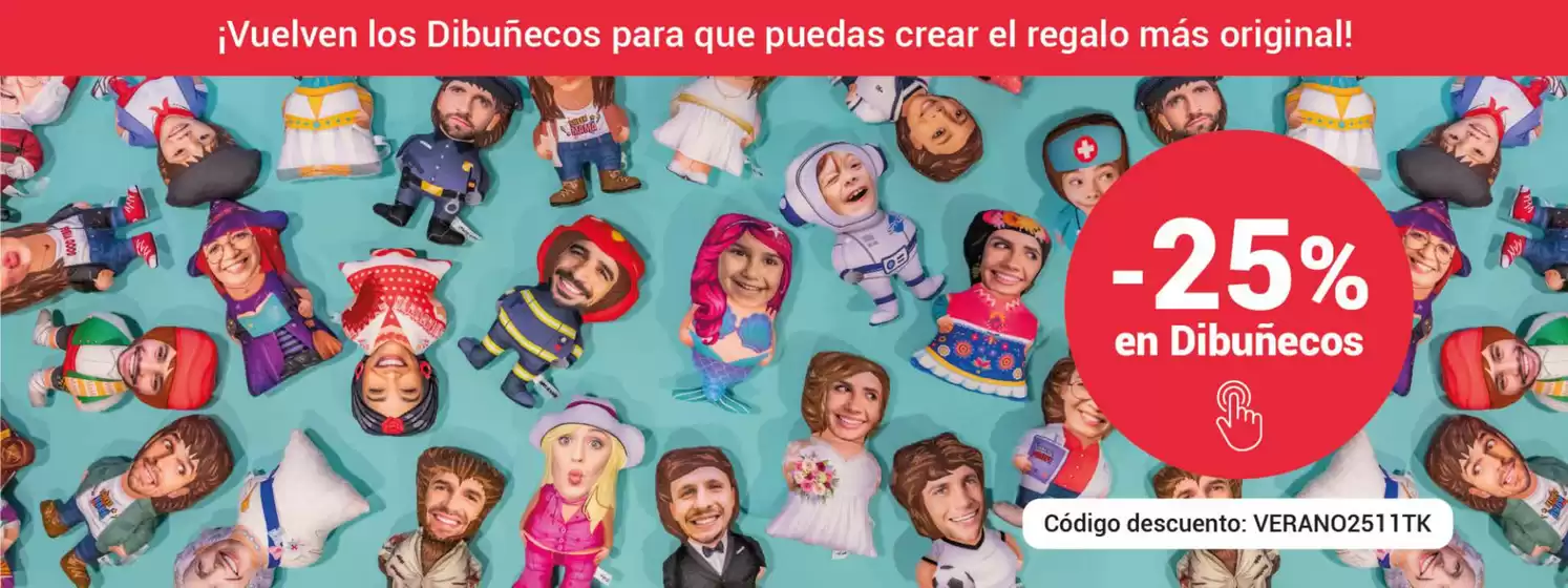 ¡Vuelven los Dibuñecos para que puedas crear el regalo más original!