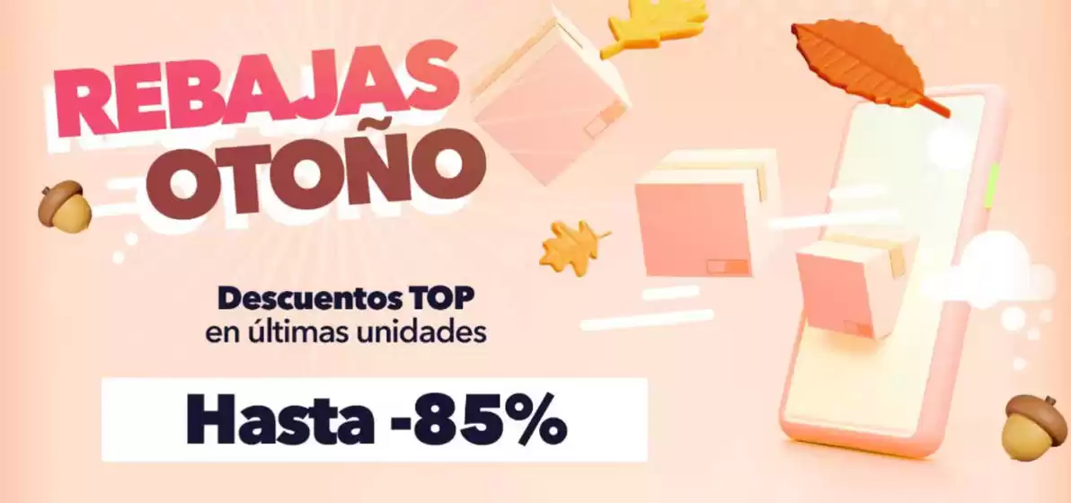 Hasta -85%
