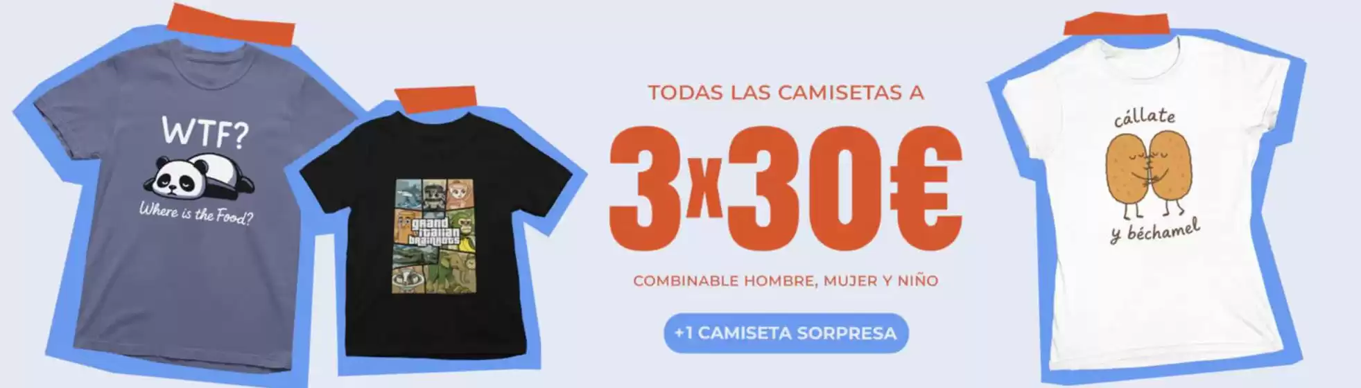 Todas Las Camisetas A 3×30€