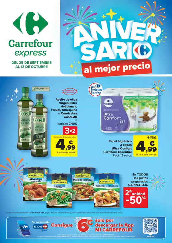 Del 25 de septiembre al 13 de octubre