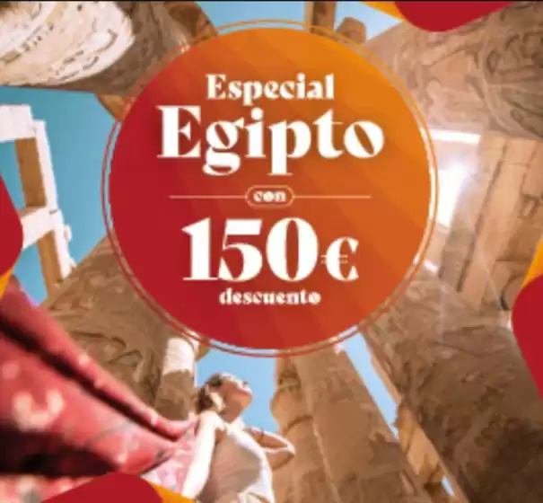¡150€ de descuento en Egipto!