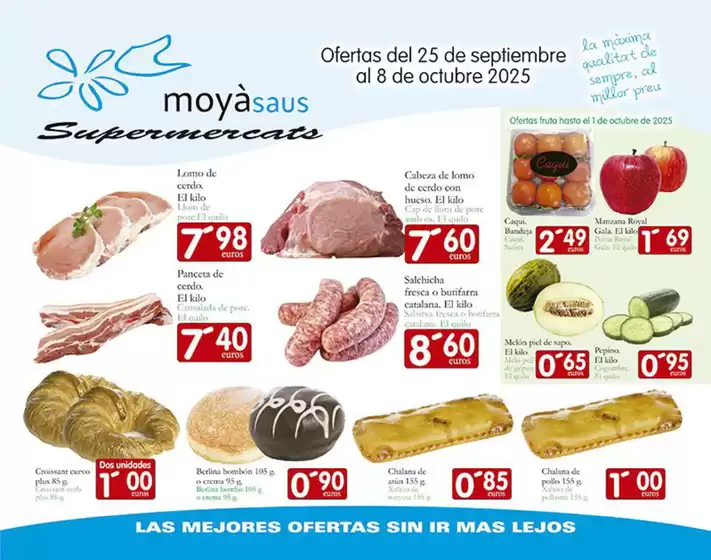 Ofertas del 25 de septiembre al 8 de octubre 2025