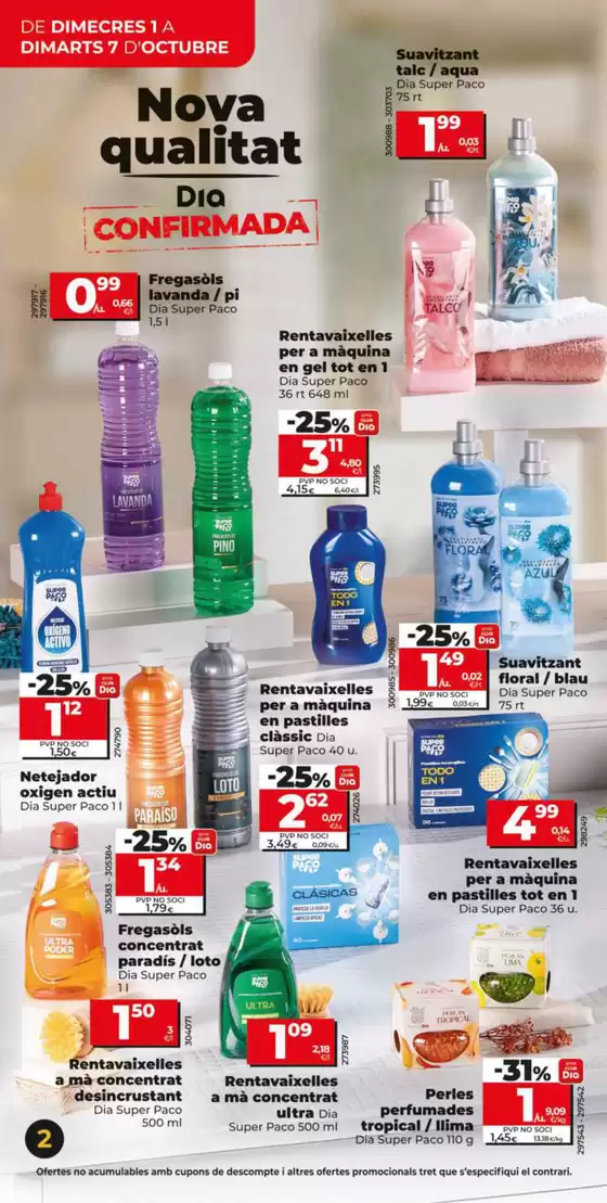 Nova Qualitat Dia del 01/10 al 07/10