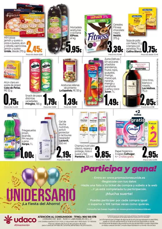 ¡La fiesta del ahorro! UDACO Canarias