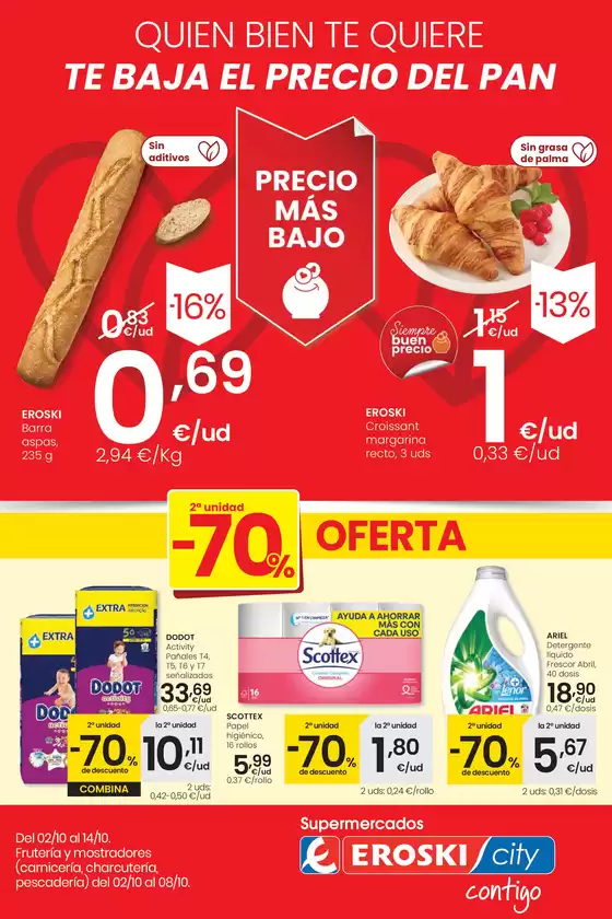 Catálogo Eroski en Olite | Precio más bajo SUPERMERCADOS EROSKI | 2025-10-02T00:00:00.000Z - 2025-10-14T00:00:00.000Z