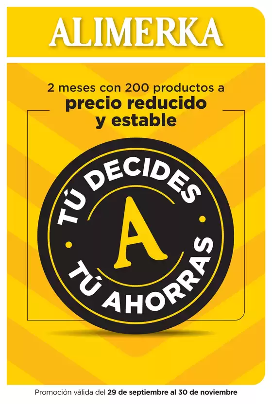 Tu decides tu ahorras - Alimerka