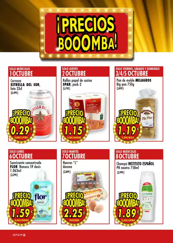 ¡Precios Booomba!