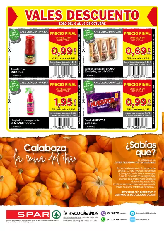 SPAR bombazos 9 -16 octubre