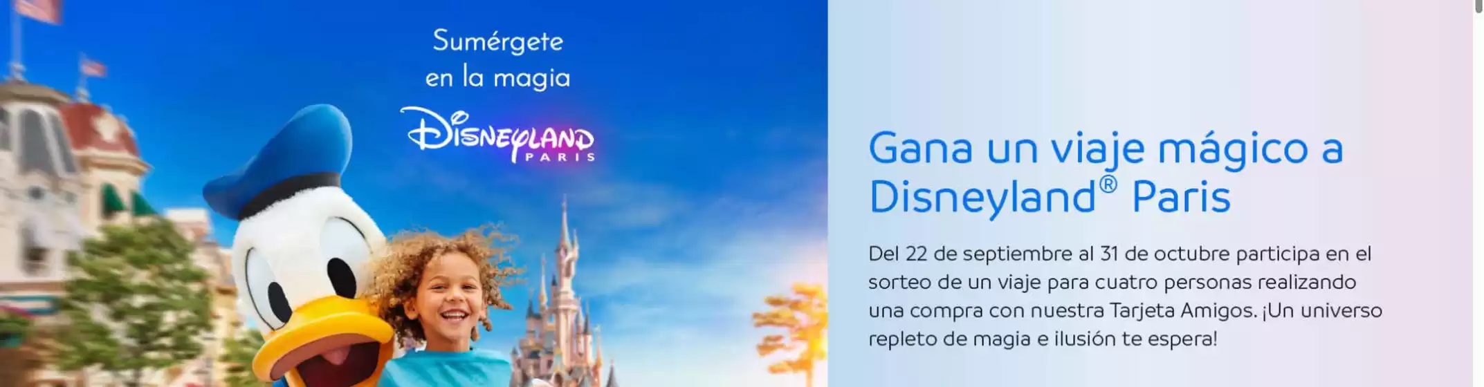 Gana un viaje mágico a Disneyland Paris