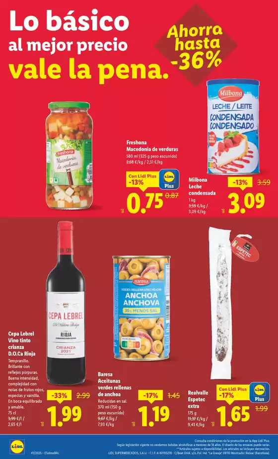 № 1 PRECIO - Ofertas válidas del 06/10 al 12/10