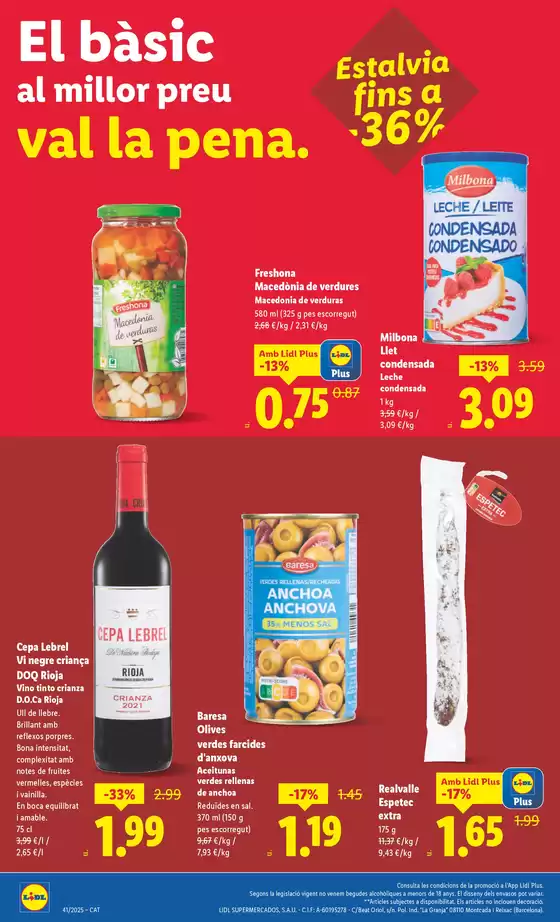 № 1 PRECIO - Ofertas válidas del 06/10 al 12/10
