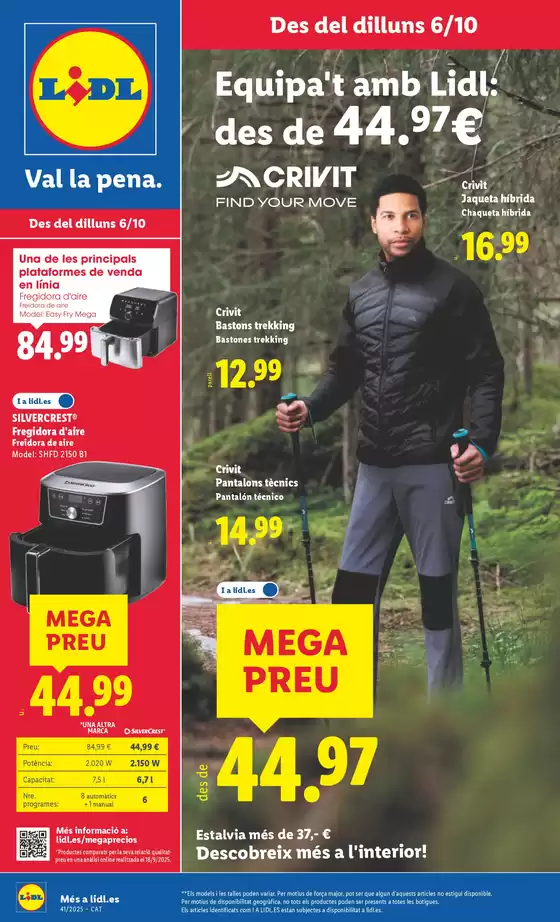 ¡Bazar Lidl! Ofertas válidas del 06/10 al 12/10