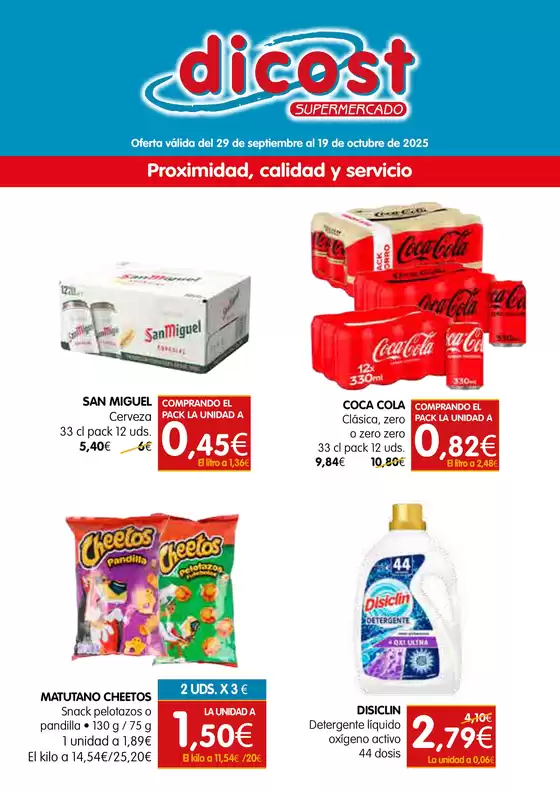 Oferta válida del 29 de septiembre al 19 de octubre de 2025