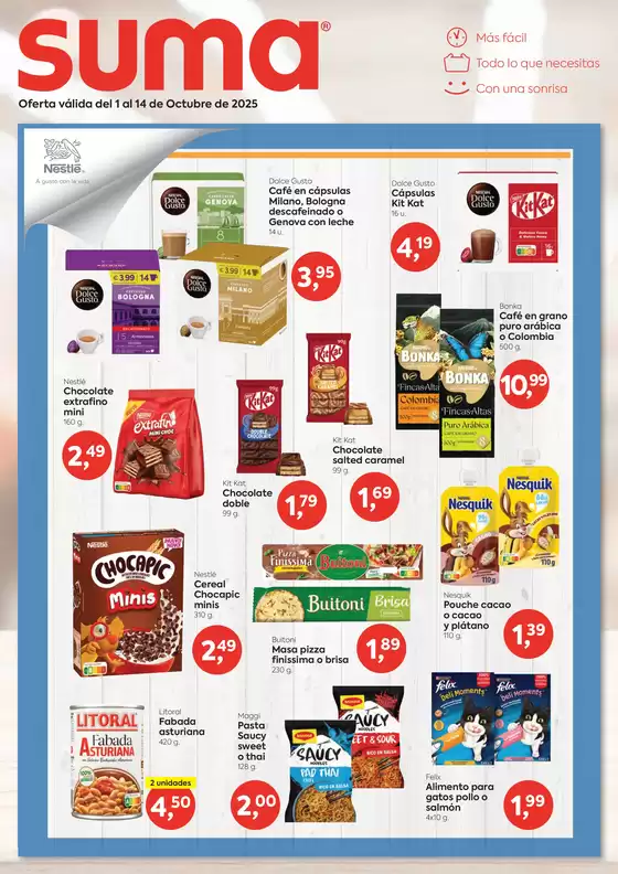 Oferta válida del 1 al 14 de Octubre de 2025
