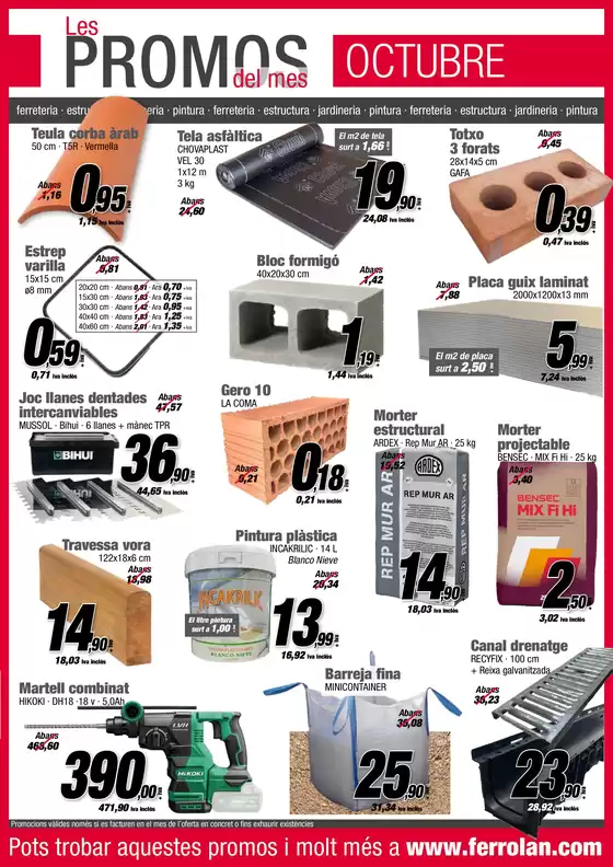 Les Promos Del Mes Octubre