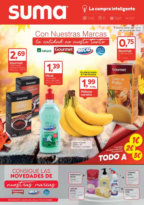 Oferta válida del 1 al 14 de Octubre de 2025