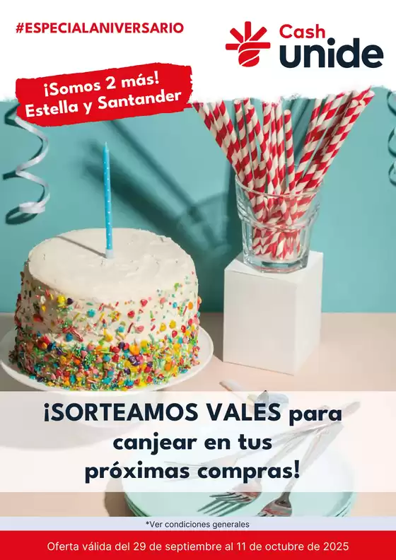 Oferta válida del 29 de septiembre al 11 de octubre de 2025
