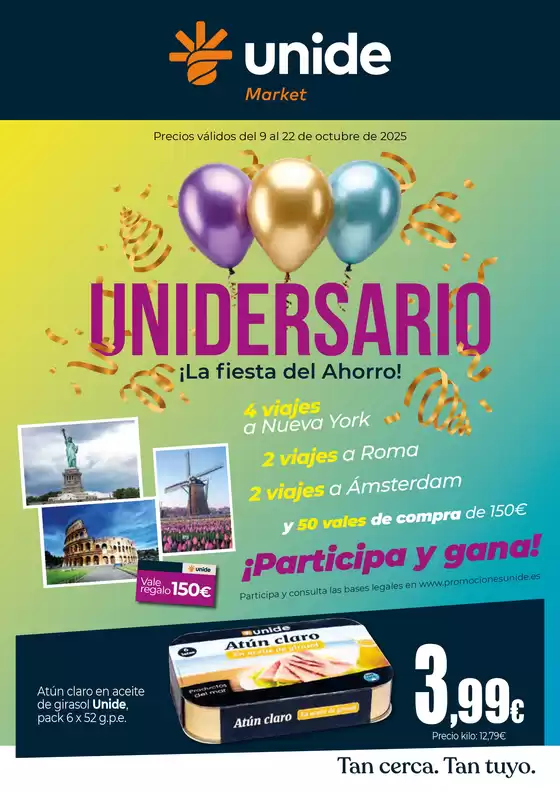 Catálogo Unide Market en Relleu | ¡La fiesta de ahorro! UNIDE Market Península | 2025-10-09T00:00:00.000Z - 2025-10-22T00:00:00.000Z