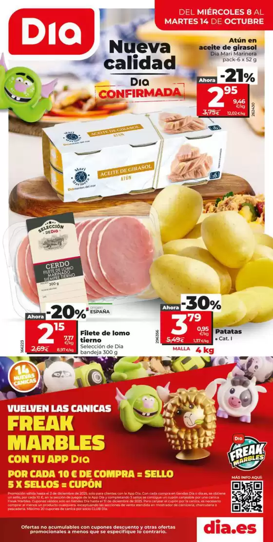 Nueva Calidad Dia del 08/10 al 14/10