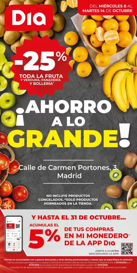 Catálogo Dia en Narón | Ahorro a lo grande del 08/10 al 14/10 | 2025-10-08T00:00:00.000Z - 2025-10-14T00:00:00.000Z