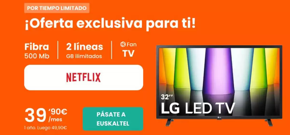¡Oferta exclusiva para ti!