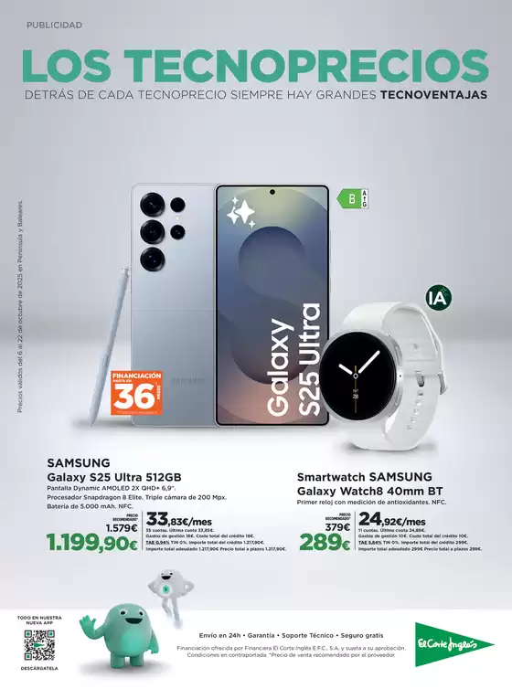 Catálogo El Corte Inglés en San Juan de Aznalfarache | Los Tecnoprecios | 2025-10-07T00:00:00.000Z - 2025-10-22T00:00:00.000Z