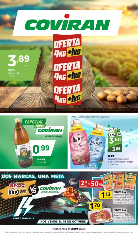 Válido del 7 al 18 de octubre de 2025