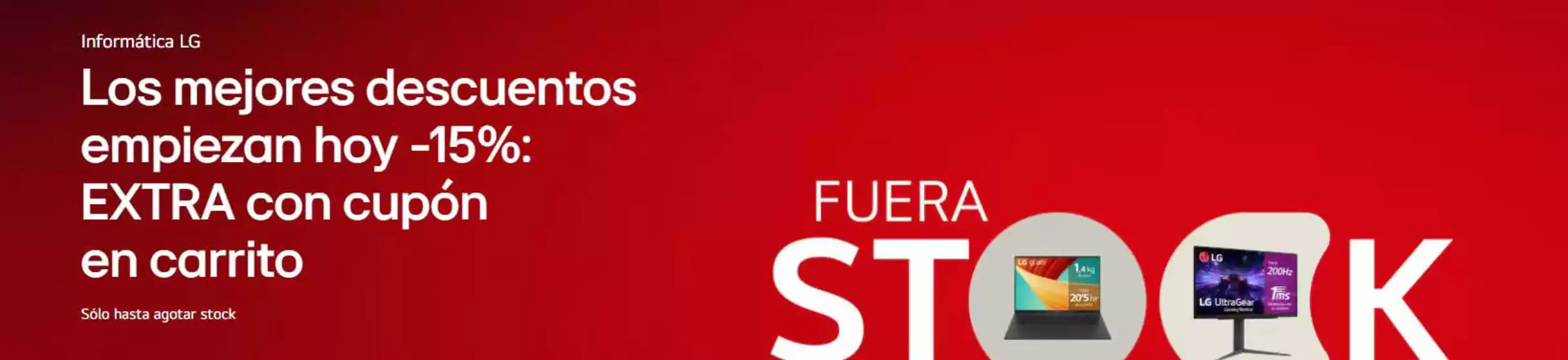 Catálogo LG en Córdoba | -15% | 2025-10-07T00:00:00.000Z - 2025-10-12T00:00:00.000Z