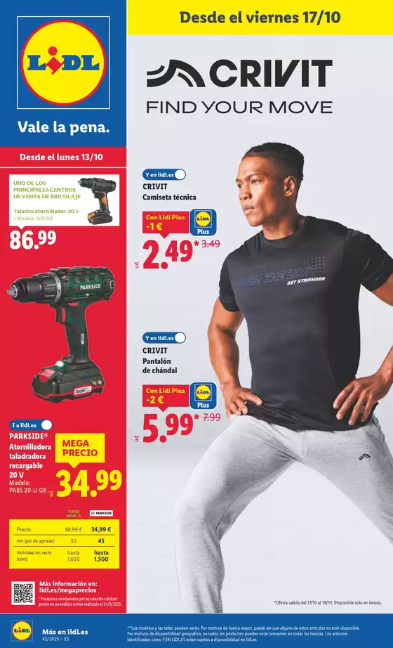 Catálogo Lidl en Narón | ¡Bazar Lidl! Ofertas válidas del 13/10 al 19/10 | 2025-10-13T00:00:00.000Z - 2025-10-19T00:00:00.000Z