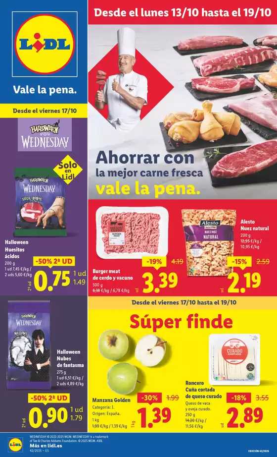 Catálogo Lidl en Sax | № 1 PRECIO - Ofertas válidas del 13/10 al 19/10 | 2025-10-13T00:00:00.000Z - 2025-10-19T00:00:00.000Z