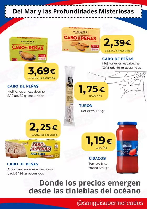 Desde el 08/10 hasta el 05/11