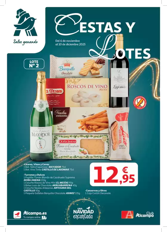Catálogo Alcampo en Benalmádena | Cestas y Lotes | 2025-11-06T00:00:00.000Z - 2025-12-10T00:00:00.000Z