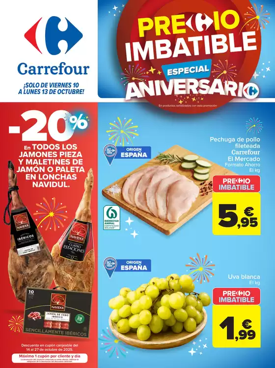 Catálogo Carrefour en Santiago de Compostela | PRECIO IMBATIBLE  | 2025-10-10T00:00:00.000Z - 2025-10-13T00:00:00.000Z