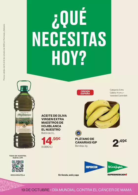 Catálogo El Corte Inglés en Barcelona | ¿Qué necesitas hoy? | 2025-10-09T00:00:00.000Z - 2025-10-22T00:00:00.000Z