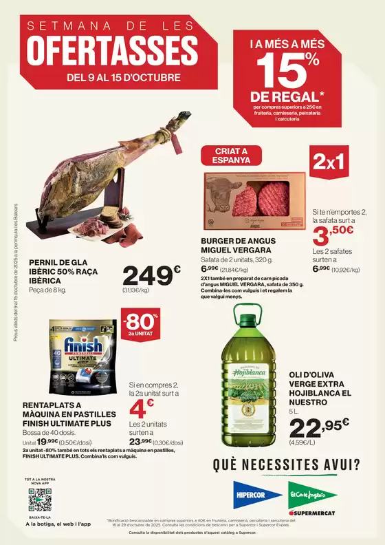 Catálogo El Corte Inglés en Barcelona | Setmana De Les Ofertasses | 2025-10-09T00:00:00.000Z - 2025-10-15T00:00:00.000Z