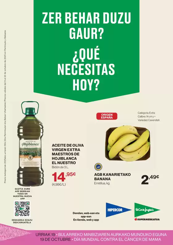 Catálogo El Corte Inglés en Barcelona | Zer Behar Duzu Gaur? | 2025-10-09T00:00:00.000Z - 2025-10-22T00:00:00.000Z